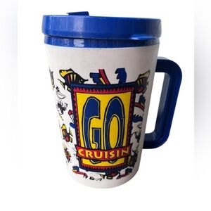 VTG 90s Aladdin Giant 34oz Go Cruisin Mug With Handle